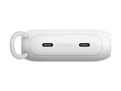 10k PD20W Power Bank with Display, White