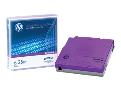 HPE - LTO Ultrium WORM 6 - 2.5 TB / 6.25 TB - write-on labels - purple - for StorageWorks SAS Rack-Mount Kit