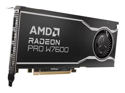 AMD Radeon Pro W7600 - Graphics card - Radeon Pro W7600 - 8 GB GDDR6 - PCIe 4.0 x8 - 4 x DisplayPort