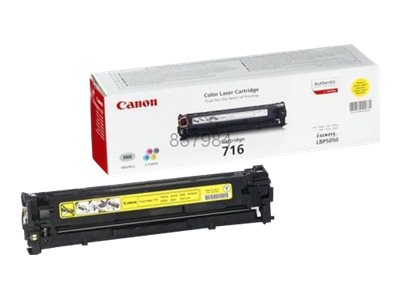 Canon 716 Yellow - Yellow - original - toner cartridge - for i-SENSYS LBP5050, LBP5050N, MF8030CN, MF8040Cn, MF8050CN, MF8080Cw