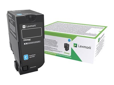 Lexmark - High Yield - cyan - original - toner cartridge LCCP, Lexmark Corporate - for Lexmark CS725de, CS725dte
