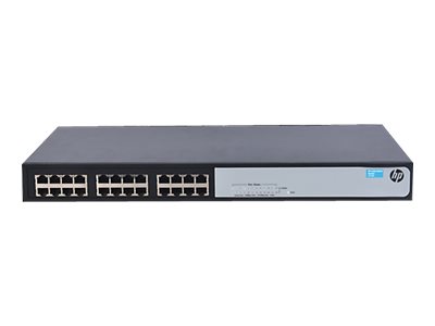 HPE OfficeConnect 1420 24G - Switch - unmanaged - 24 x 10/100/1000 - desktop, rack-mountable