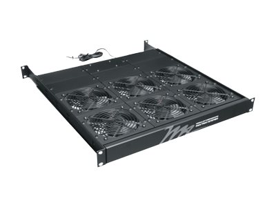 Middle Atlantic IFTA-6 - Rack fan tray - with 6 cooling fans - AC 220 V - black powder coat - 1U - 19\"