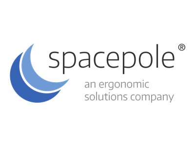 SpacePole Arc VESA 75/100 Mount with hol