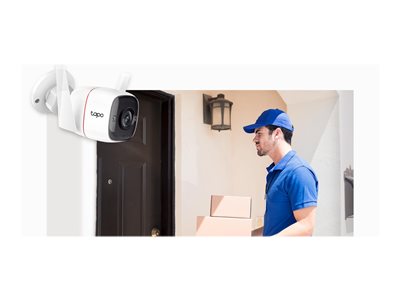 TP-Link TC65 V1 - Network surveillance camera - outdoor - weatherproof - colour (Day&Night) - 3 MP - 1296p - fixed focal - audio - wireless - Wi-Fi - H.264 - DC 9 V