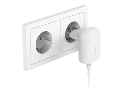 30w USB-C PD PPS Wall Charger, White