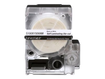 Panduit - Vinyl - adhesive - clear/white - 25.4 x 38.1 mm 175 roll(s) (1 roll(s) x 175) labels - for Panduit MP300