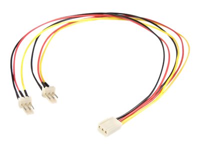 StarTech.com TX3 Fan Power Splitter Cable - Fan power splitter - 3 pin internal power (F) to 3 pin internal power (M) - 1 ft - TX3SPLIT12 - Fan power splitter - 3 PIN internal power (F) to 3 PIN internal power (M) - 30 cm