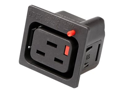 C19 LOCK SOCKET BLACK. 1 stk
