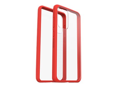 OtterBox React Series - Back cover for mobile phone - power red - for Samsung Galaxy A72