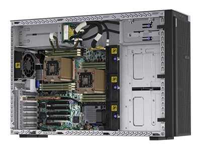 Lenovo ThinkSystem ST550 7X10 - Server - tower 4U - 2-way - 1 x Xeon Silver 4208 / up to 3.2 GHz - RAM 32 GB - hot-swap 2.5\" bay(s) - no HDD - Matrox G200 - Gigabit Ethernet - no OS - monitor: none