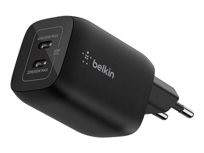 65w Dual GaN USB-C Charger, EU (WCH011)