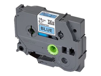 Brother TZe-541 - Self-adhesive - black on blue - Roll (1.8 cm x 8 m) 1 cassette(s) laminated tape - for Brother PT-P750, P950, P-Touch PT-D800, E310, P900, P950, P-Touch Cube Plus PT-P710