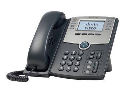 Cisco Small Business SPA 508G - VoIP phone - 3-way call capability - SIP, SIP v2, SPCP - 8 lines - silver, dark grey - refurbished