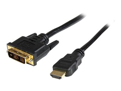 StarTech.com 2m High Speed HDMI Cable to DVI Digital Video Monitor - Adapter cable - HDMI male to DVI-D male - 2 m - black