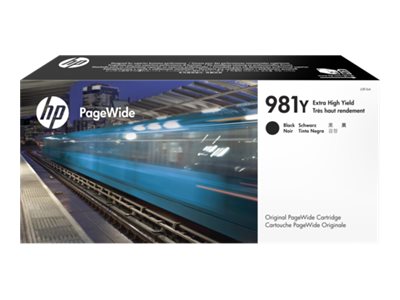 HP 981Y - 343.5 ml - Extra High Yield - black - original - PageWide - ink cartridge - for PageWide Enterprise Color MFP 586, PageWide Managed Color E55650