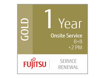 Ricoh Scanner Service Program 1 Year Gold Service Renewal for Fujitsu Low-Volume Production Scanners - Extended service agreement (renewal) - parts and labour - 1 year - on-site - 8x5 - response time: 8 h - repair time: 8 hours - for fi-6670, 6670A,