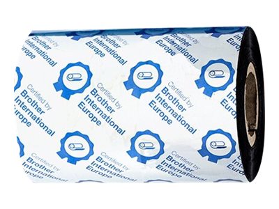 Brother Standard - 80 mm x 300 m - print ribbon (pack of 12) - for Brother TD-4420TN, TD-4520TN, TD-4650TNWB, TD-4650TNWBR, TD-4750TNWB, TD-4750TNWBR
