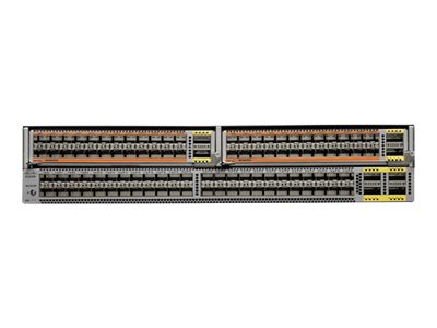 Cisco Nexus 56128P - Switch - L3 - Managed - 48 x 1 Gigabit / 10 Gigabit SFP+ + 4 x 40Gb Ethernet / FCoE QSFP+ (breakout compatible) - rack-mountable - refurbished