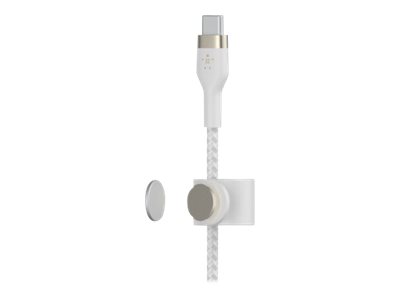 Belkin BoostCharge - USB cable - 24 pin USB-C (M) to 24 pin USB-C (M) - 3 m - white