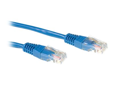 CAT6 U/UTP BLUE          0.25M. 1 stk