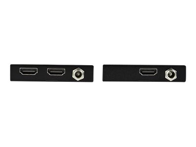 StarTech.com HDMI over CAT6 Extender Kit - 4K 60Hz - HDMI Balun Kit - Signal up to 165 ft / 50m - HDR - 4:4:4 - 7.1 Audio Support (ST121HD20V) - Video/audio extender - HDMI - over CAT 6 - up to 50 m