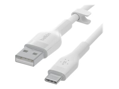 Belkin BoostCharge - USB cable - USB (M) to 24 pin USB-C (M) - 2 m - white