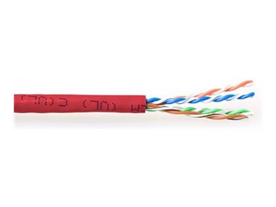 C6 U/UTP PATCH PVC RED    305M. Box 305 mtr