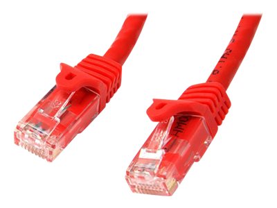 50 ft Red Snagless Cat6 UTP Patch Cable
