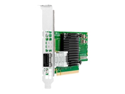 HPE InfiniBand HDR100/Ethernet 100Gb 1-port 940QSFP56 - Network adapter - PCIe 4.0 x16 low profile - 100Gb Ethernet / 100Gb Infiniband QSFP28 x 1 - for Apollo 20 2U, Nimble Storage dHCI Large Solution with HPE ProLiant DL380 Gen10