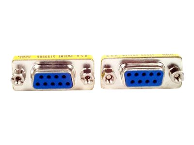 StarTech.com Slimline DB9 Serial Gender Changer - F/F - Serial gender changer - DB-9 (F) to DB-9 (F) - GC9SF - Serial gender converter - DB-9 (F) to DB-9 (F) - for P/N: ICUSB2324852, ICUSB422, NETRS232, NETRS2321P, NETRS2321POE, NETRS2322P, NETRS232485W