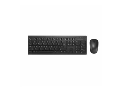 Kensington KM270 EQ - Keyboard and mouse set - full size - wireless - 2.4 GHz, Bluetooth - QWERTY - US International