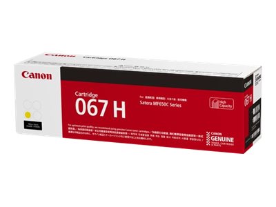 Canon 067 H - High capacity - yellow - original - toner cartridge - for Satera MF654Cdw, MF656Cdw