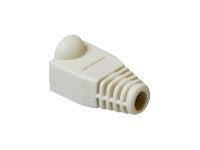 TULE RJ45 5,5MM ZWART. Zak 25 stk