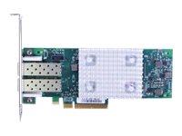 QLogic 16Gb FC Dual-Port HBA (Enhanced Gen 5) - Host bus adapter - PCIe 3.0 x8 low profile - 16Gb Fibre Channel x 2 - for ThinkSystem SR250, SR530, SR590, SR630 V2, SR645, SR650 V2, SR665, SR850 V2, ST650 V2