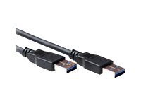 ACT USB 3.1 gen 1 (USB 3.0) aansluitkabel A male 3 m