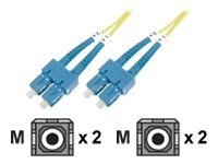 FO PATCH CORD DUPLEX SC TO SC SM OS2 0