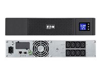 Eaton 5SC 1000 - UPS (rack-mountable) - AC 230 V - 700 Watt - 1000 VA - RS-232, USB - output connectors: 8 - 2U - black