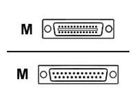 Cisco - Serial RS-530A cable (DTE) - Smart Serial (M) to DB-25 (M) - 3 m - for Cisco 1720, 2610, 2611, 2620, 2621, 805, Universal Access Server AS5300