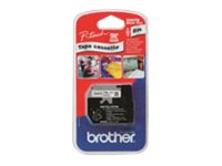 MK231BZ - Etikettape - zwart op wit - Rol (1.2 cm x 8 m) 1 rol(len) - voor P-Touch PT-55. PT-65. PT-75. PT-80. PT-85. PT-90. PT-BB4