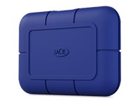 LaCie PRO5 STNA2000400 - SSD - 2 TB - rugged - external (portable) - Thunderbolt 5 (USB-C connector) - blue - with Seagate Rescue Data Recovery