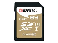 EMTEC Gold+ - flashgeheugenkaart - 64 GB - SDXC
