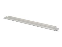 1U blank panel color grey (RAL 7035)