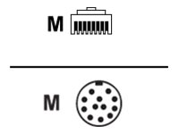 CABLE ETHERNET 5M X-CODED M12 TO RJ45