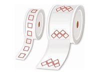 Pre-cut and pre-printed GHS / CLP rolls