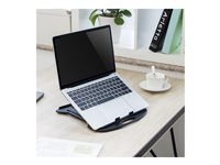 Foldable laptop stand with 7 height sett