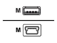 Cisco - USB cable - USB (M) to mini-USB Type B (M) - 1.83 m - remanufactured - for Cisco 1921, 1921 4-pair, 1921 ADSL2+, 1941, Catalyst 2960, 2960G, 2960S