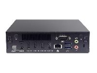 AOpen Digital Engine DE6340 - Digital signage player - 8 GB RAM - AMD Ryzen Embedded - SSD - 128 GB - Windows 10 IoT - 4K UHD (2160p) - HDR - black