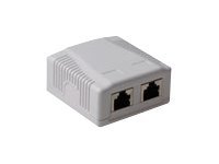 WALL MOUNTBOX C6 2P SHIELDED. 1 stk