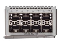 Cisco Catalyst 9500 Series Network Module - Expansion module - 10 Gigabit SFP+ x 8 - for Catalyst 9500